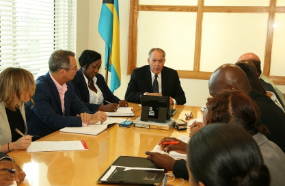 Minister of Financial Services Meets with the Bahamas Chamber of Commerce