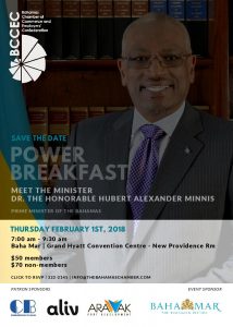 Power Breakfast Prime Minister Minnis