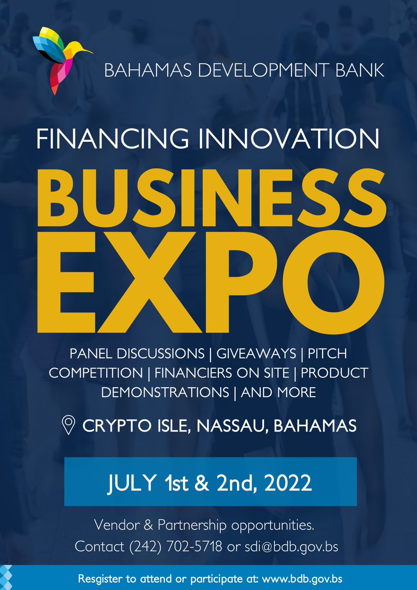 BDB Financing Innovation Expo, Nassau - Buying from the Bahamas