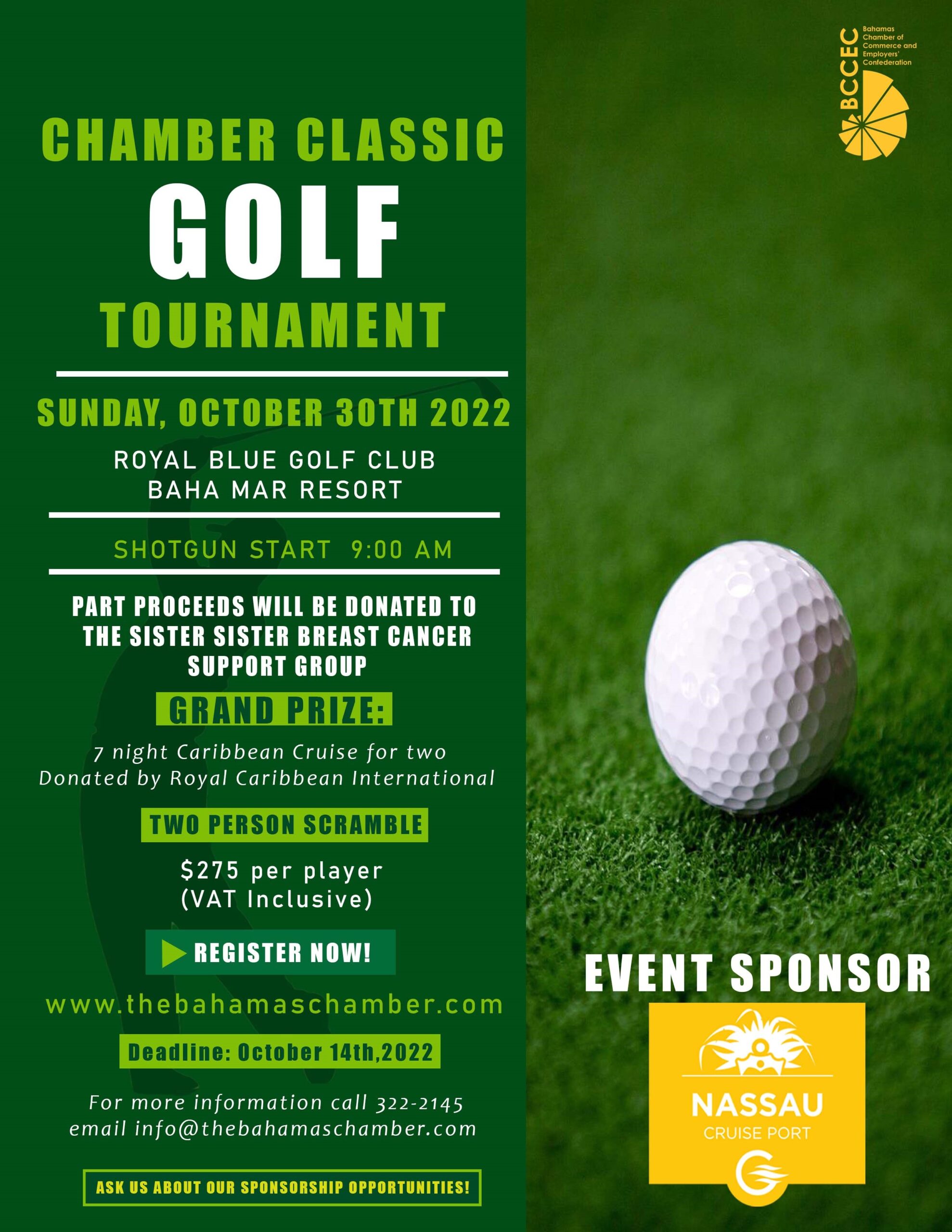 Chamber Classic Golf Tournament, Nassau Buying from the Bahamas