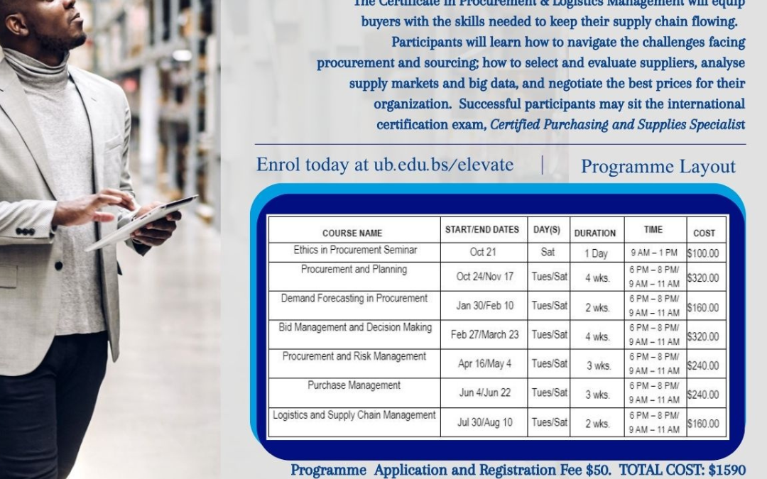 Procurement & Logistics Management Certificate