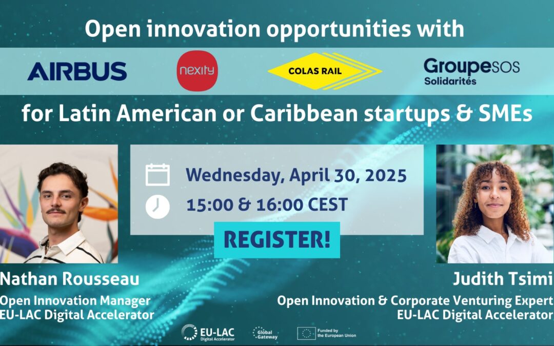 Open innovation opportunities with Airbus, Nexity, Colas Rail and Groupe SOS, Webinar