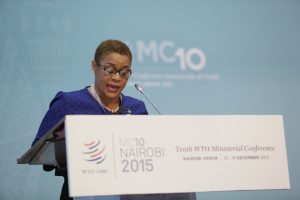 Minister Strachan Making Remarks at WTO MC10