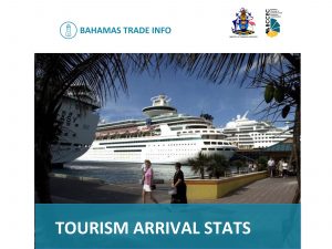 Tourism arrival stats for Bahamas