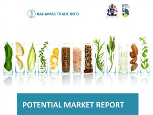 potential markets for exports of plants for cosmetics from Bahamas