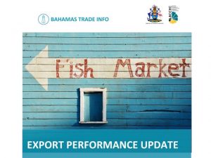 export performance seafood bahamas