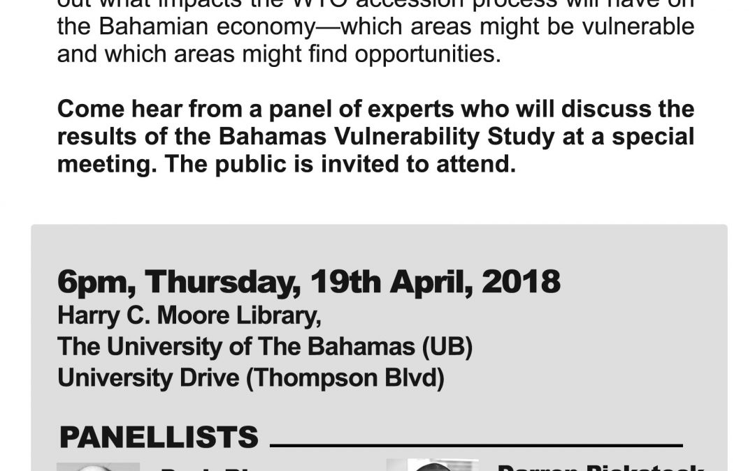 WTO Panel Discussion, Nassau