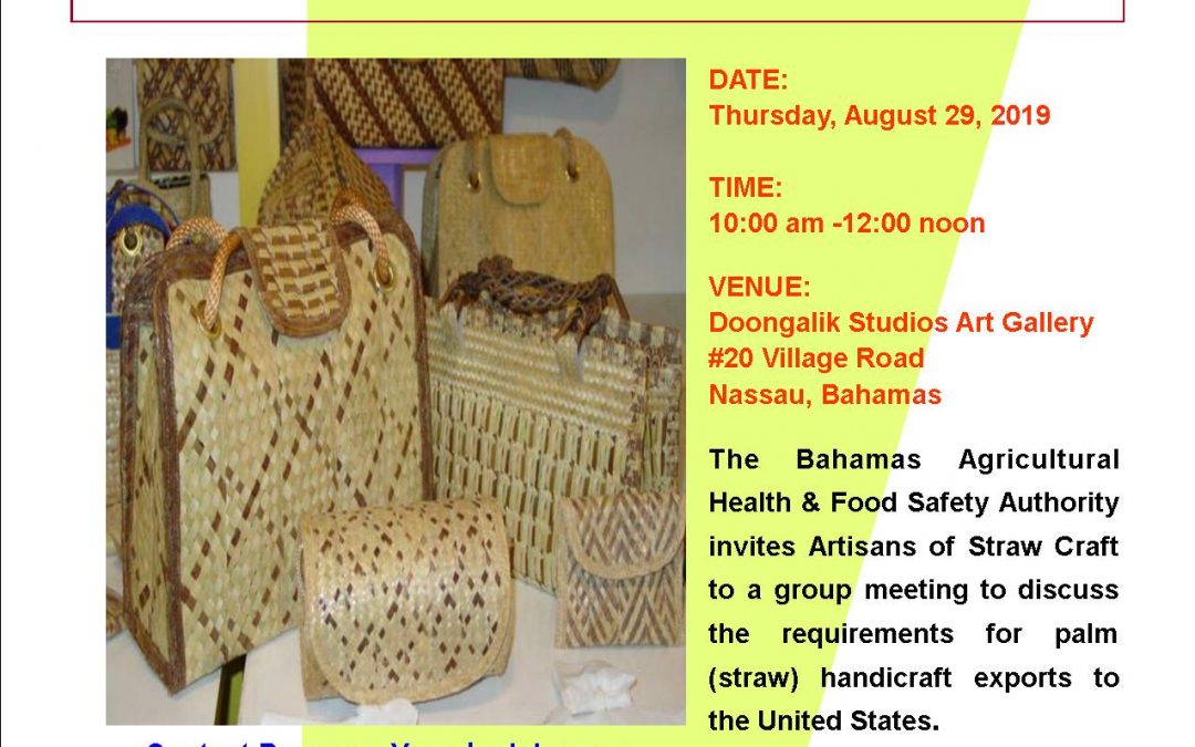 Straw Export Meeting, Nassau