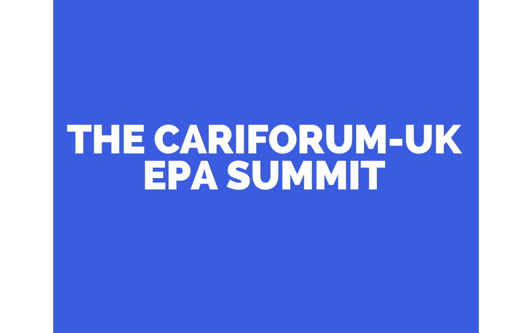 CARIFORUM-UK EPA Virtual Summit